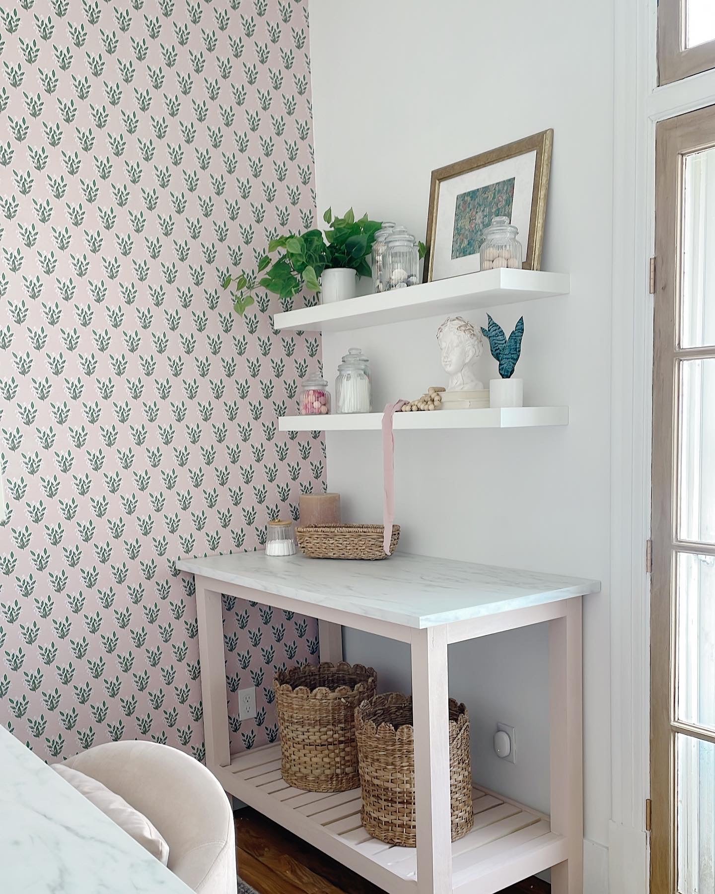 Penny Petal Foral Pink - Peel and Stick Wallpaper