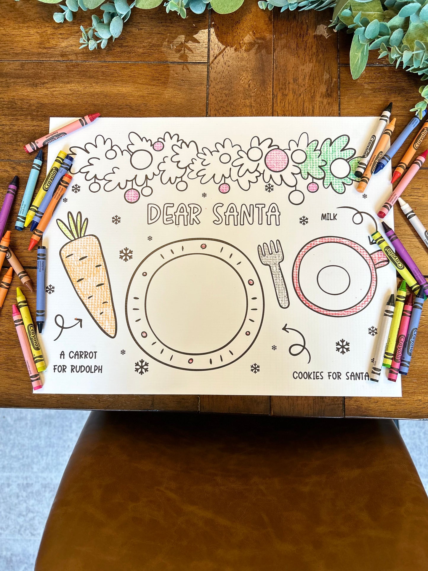 Holiday Placemat Color me